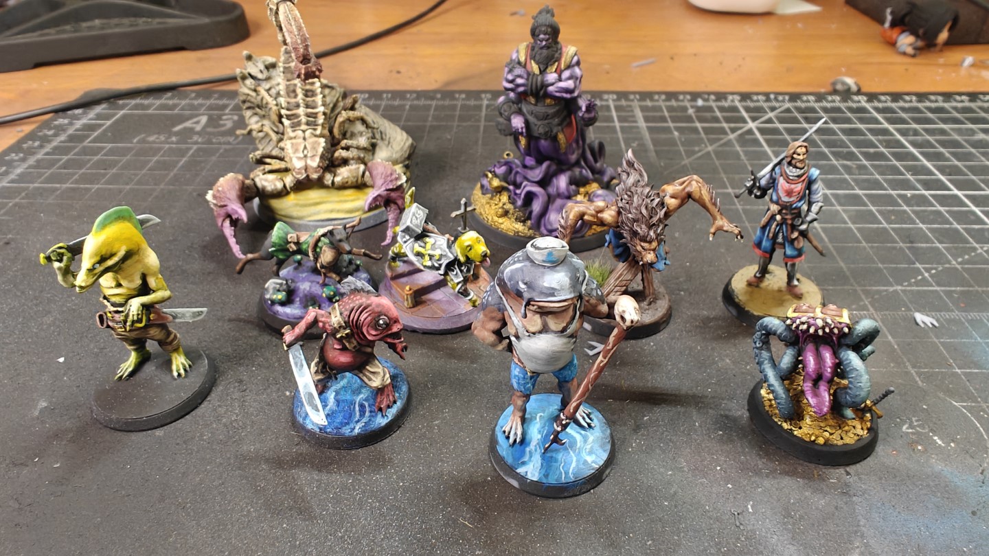 Photo of painted figurines