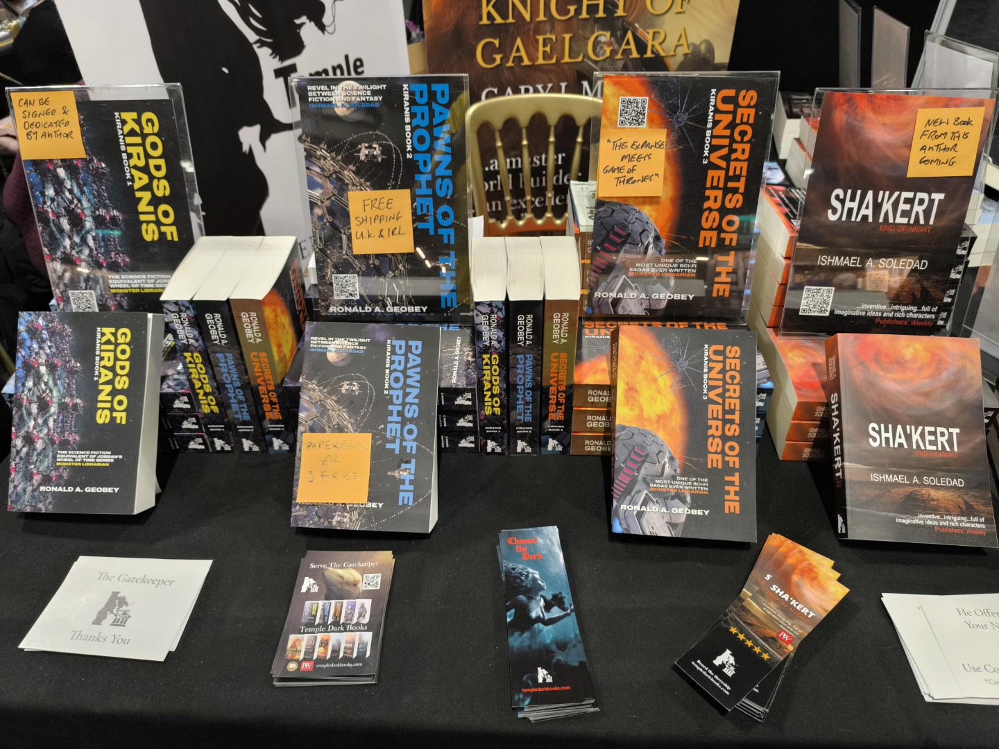 Photo books on display