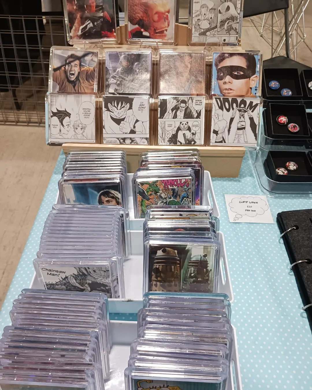 Photo of magnets on display