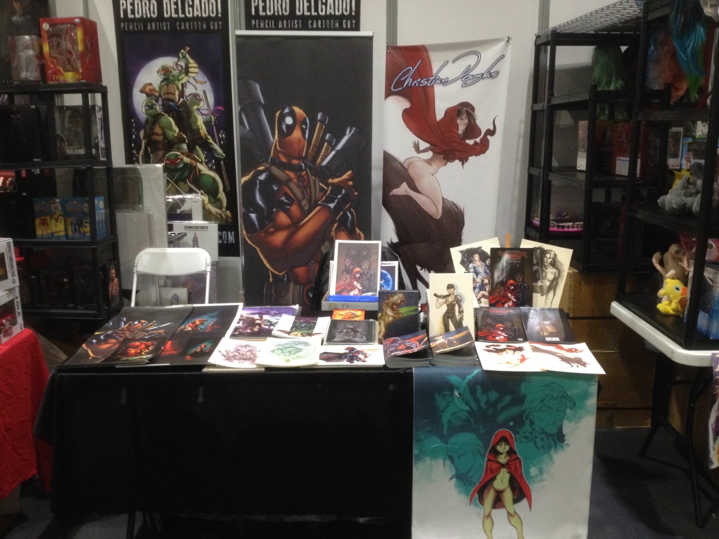 Photo of artwork on display